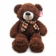 Мягкий медведь коричневый с шарфом 60 см SAL5215