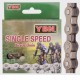 Цепь велосипедная YBN-S410 (116 звеньев) 1 скорость