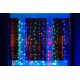 Гирлянда-штора светодиодная цветная 160 ламп 1,5х1,5 м