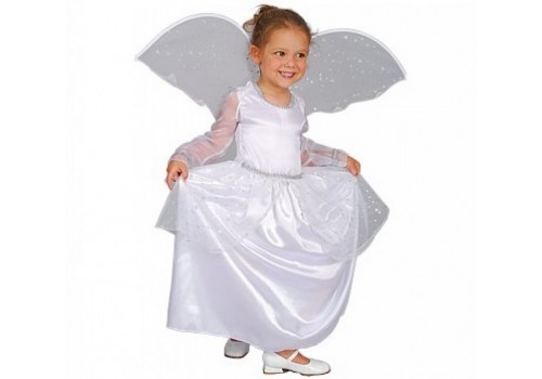 Детский карнавальный костюм Ангел с крыльями 4-6 лет
