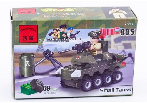 Конструктор Enlignten малый танк 805