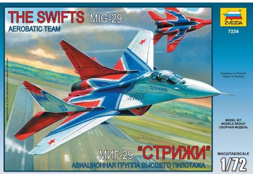 Сборная модель Самолет МиГ-29 Стрижи 7234