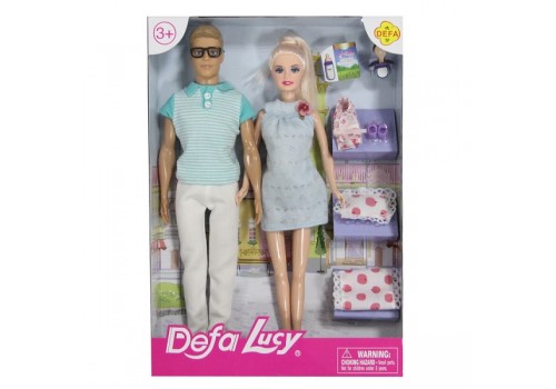 Набор кукол DEFA Lucy Счастливая парочка с аксессуарами 8349