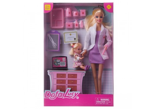 Набор кукол Defa Lucy "Прием у доктора" с аксессуарами 8348