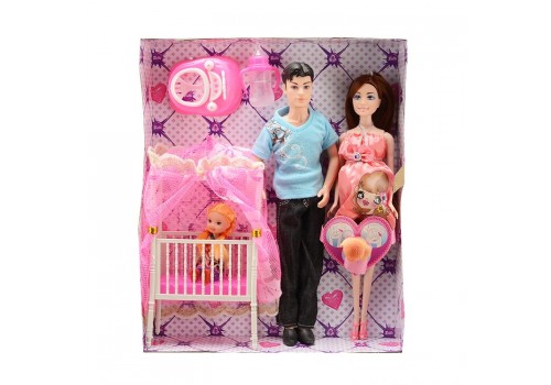 Набор кукол "Заботливые родители" с аксессуарами