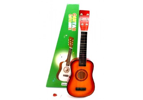 Музыкальная струнная деревянная гитара 59 см 2026-1