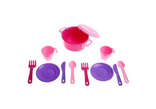 Игровой набор детской посуды Хозяйка столовый на 2 персоны М2226