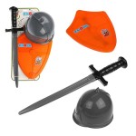 Набор оружия "Вояка" шлем,щит и меч 87015