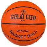 Мяч баскетбольный №7 оранжевый Gold Cup