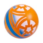 Мяч диаметр 200 мм резиновый окрашен по трафарету Р4-200