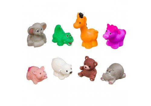 Набор резиновых игрушек для ванны Зоопарк ВВ3369