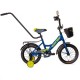 Велосипед 14 дюймов Black Agua Fishka Matt с родительской ручкой синий KG1427