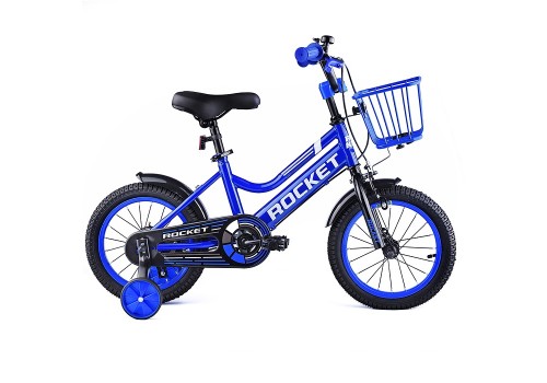 Детский велосипед 14 дюймов ROCKET 101 синий R0101.BL.24