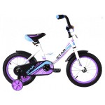Велосипед 14 дюймов BMX STAR фиолетовый/белый