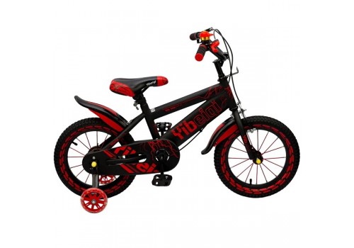 Велосипед YIBEIGI 14 дюймов чёрно-красный 450130