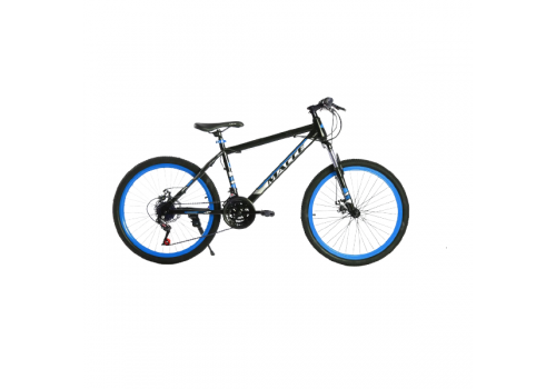 Велосипед 24 дюйма MACCE D 21 скорость чёрно-синий