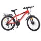 Велосипед 24 дюйма ROCKET рама 14", 21 скорость, красный R0117