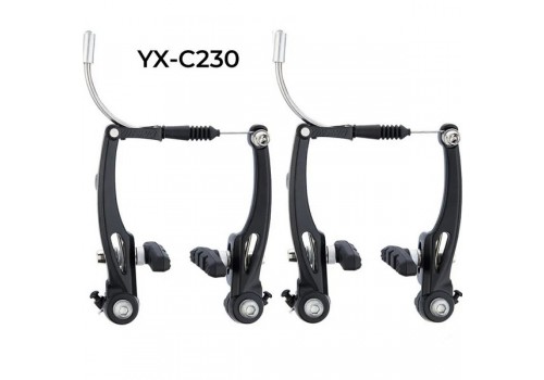 Тормоза V-brake для велосипеда алюминиевые YINXING YX-C230 110мм передние и задние